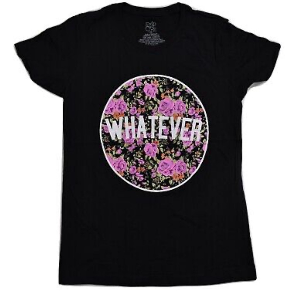 Black Pink Graphic Short Sleeve Tee